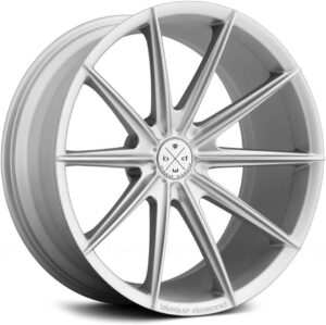 Blaque Diamond BD-11 Matte Silver Wheel (20 x 10)