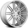 Blaque Diamond BD-2 Silver Machine Face Wheel (20×9)