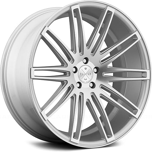 Blaque Diamond BD-2 Silver Machine Face Wheel (20x9)