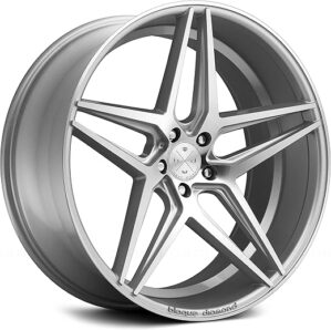 Blaque Diamond BD-8 Silver Machine Face Wheel (20x9)