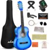 adm Beginner Acoustic Classical Guitar 34 Inch Bundle