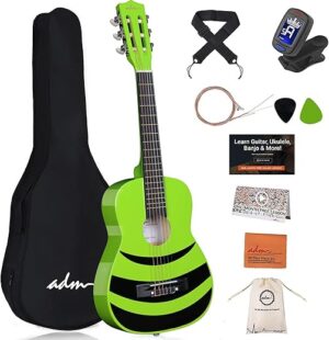 adm Beginner Acoustic Classical Guitar Bundle Kit (30 Inch)