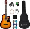 JOYMUSIC Beginner Acoustic Guitar Kit JG-38C, 3TS