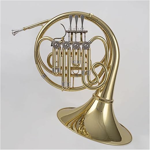 WOMELF Beginner's Gold Lacquered B Flat French Horn