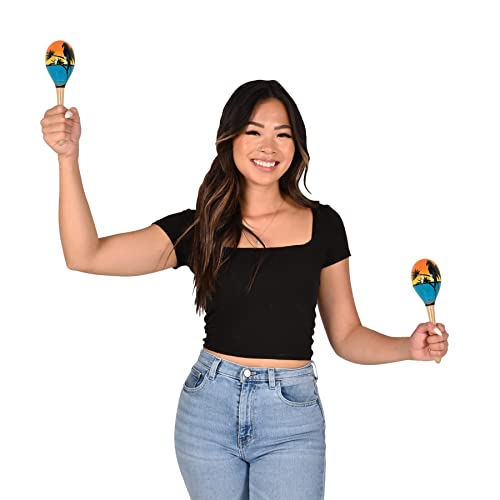 Beistle Tropical Fun Party Maracas - Image 2