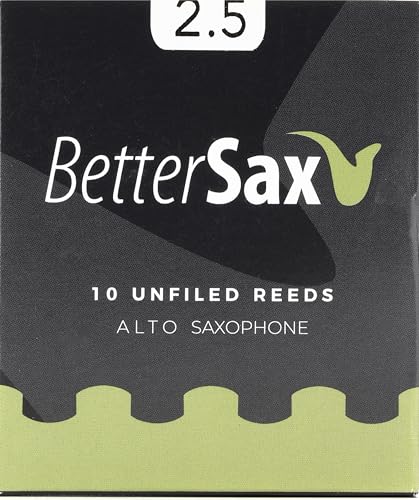 BetterSax Premium Alto Saxophone Reeds - 2.5 Strength - Image 2