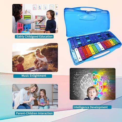 BIGBILLION Glockenspiel Xylophone 25 Notes Instrument - Image 3