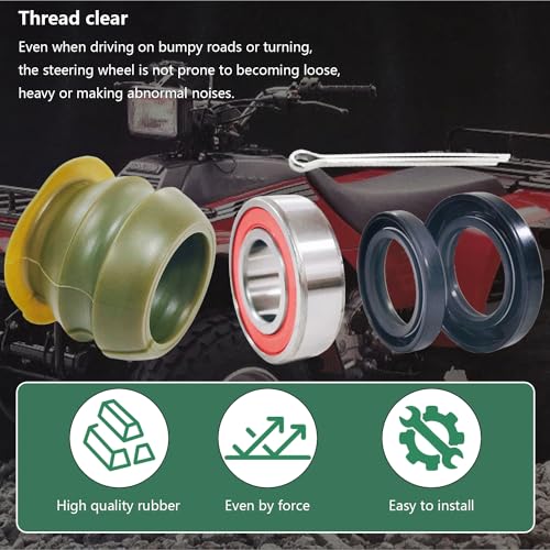 BIGLKNM Steering Bushing & Bearing Seal Kit Fit - Image 3