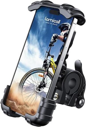 Lamicall Bike Phone Holder, Motorcycle Phone Mount