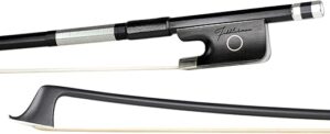 Fiddlerman Black Carbon Fiber Cello Bow 4/4