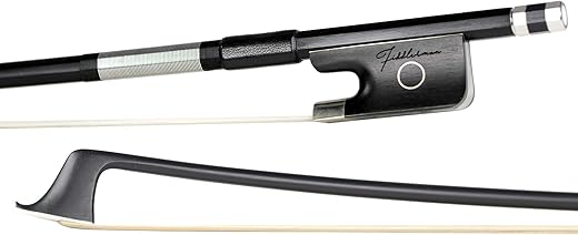 Fiddlerman Black Carbon Fiber Cello Bow 4/4