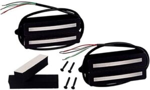 ZYZYZY Black Dual Track 7 String Bass Guitar Pickup