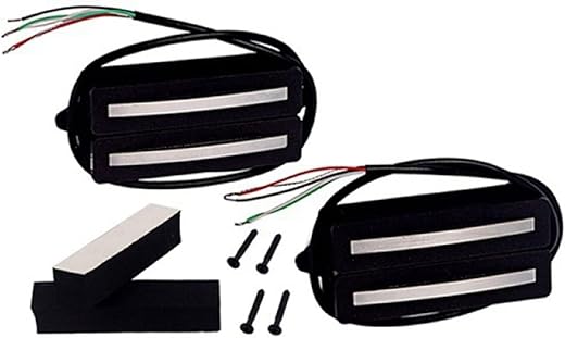 ZYZYZY Black Dual Track 7 String Bass Guitar Pickup