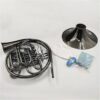 VENEKA Black Nickel Detachable Bell Double French Horn