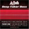La Bella Black Nylon Tape Wound Bass Strings