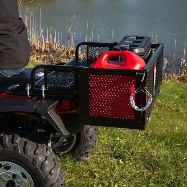 Black Widow Universal Steel ATV Rear Drop Basket - Image 3