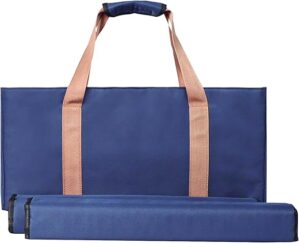 GUSTARIA Blue Soft Mahjong Bag With Wrappers