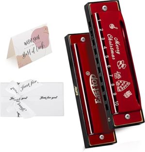 East top Blues Harmonica Key Of C, 10 Holes