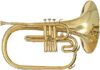 Blessing BM400S Marching French Horn, Silverplated
