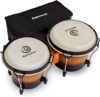 BAHAMUT Bongo Drum Set, 6″+7″ Wooden Bongos