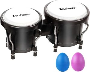 soulmate Bongo Drum Set With Tuning Wrench