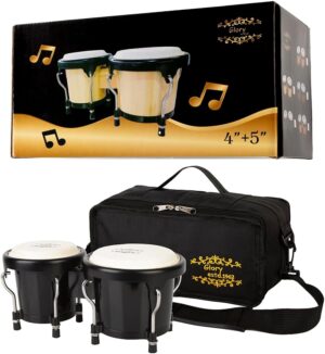 GLORY ESTD. 1962 Bongo Drums 4” & 5” With Bag