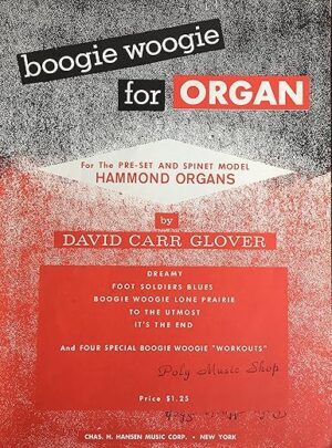 Boogie Woogie For Hammond Spinet Organs