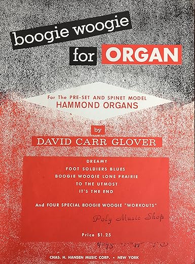 Boogie Woogie For Hammond Spinet Organs