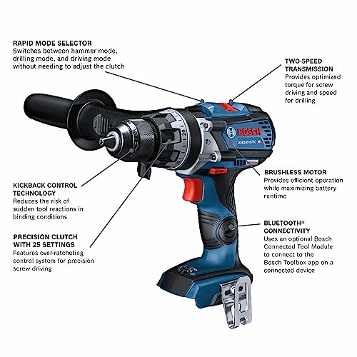 Bosch GSB18V-975CN 18V Brushless Hammer Drill - Image 2