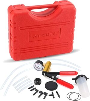 HTOMT Brake Bleeder Kit Vacuum Pump Set