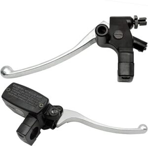 JAVIK Brake Master Cylinder Clutch Lever (Black+Chrome)