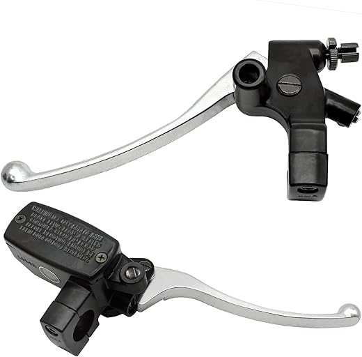 JAVIK Brake Master Cylinder Clutch Lever (Black+Chrome)