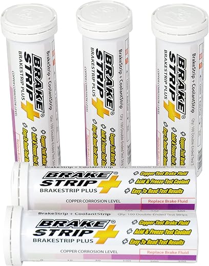 Phoenix Systems BrakeStrip Plus Brake Fluid & Coolant Test Strips 5-Pack