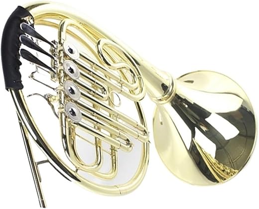 VBDEFRT Brass B Flat Four-key French Horn