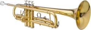Kcelarec Brass B Trumpet With Case (Gold)