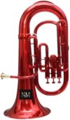 NauticalMart Brass Bb Flat Euphonium 3 Valve
