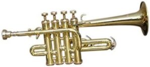 SM’SAI MUSICALS Brass Finish Bb/A Piccolo Trumpet