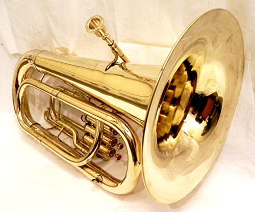 BRASS-INDIA Jumbo Size Brass Marching Tuba BB - Image 3