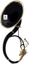 NauticalMart Brass Sousaphone 22″ Black Finish