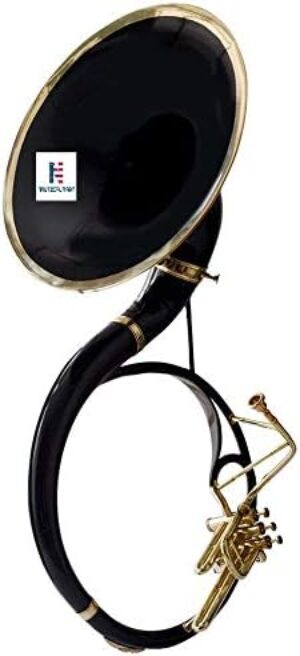 NauticalMart Brass Sousaphone 22″ Black Finish