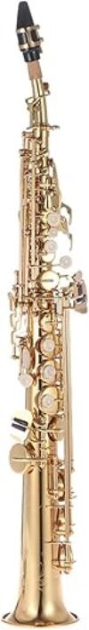 Btuty Brass Straight Soprano Saxophone Bb B Flat