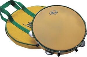 Pearl Brazilian Percussion Tambourine, Yellow, PBP612