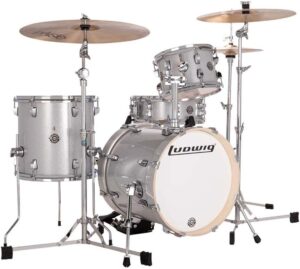 Ludwig Breakbeats 4-piece Shell Pack – Silver