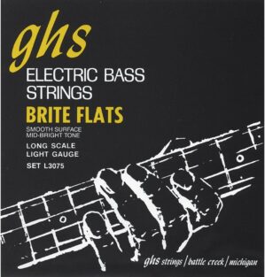 GHS Strings Brite Flats Bass Guitar Strings L3075