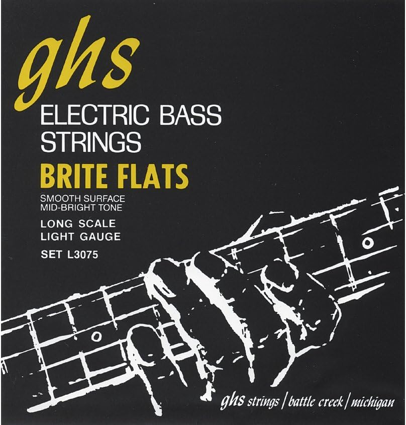 GHS Strings Brite Flats Bass Guitar Strings L3075