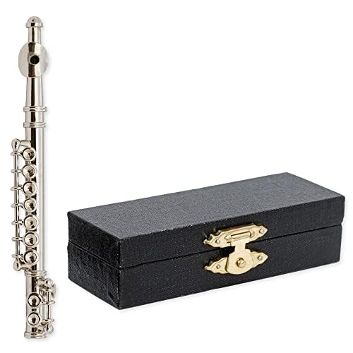Broadway Gifts Co. Miniature Silver Flute Music Instrument - Image 4