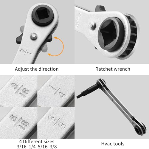 Btanadi Hvac Service Flat Wrench Tools Kit - Image 3