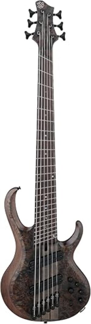 Ibanez BTB806MS 6-String Bass Guitar – Transparent Gray