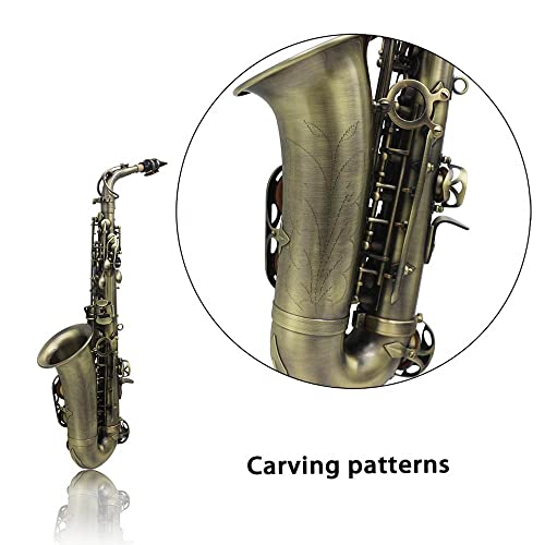 Btuty Bronze Alto Saxophone Antique Finish With Case - Image 3