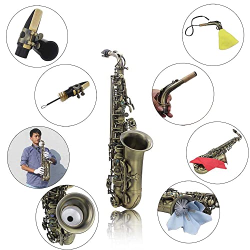 Btuty Bronze Alto Saxophone Antique Finish With Case - Image 2